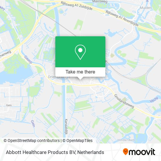 Abbott Healthcare Products BV map