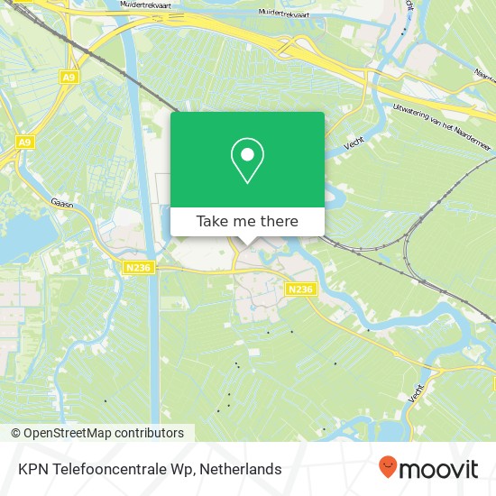 KPN Telefooncentrale Wp map