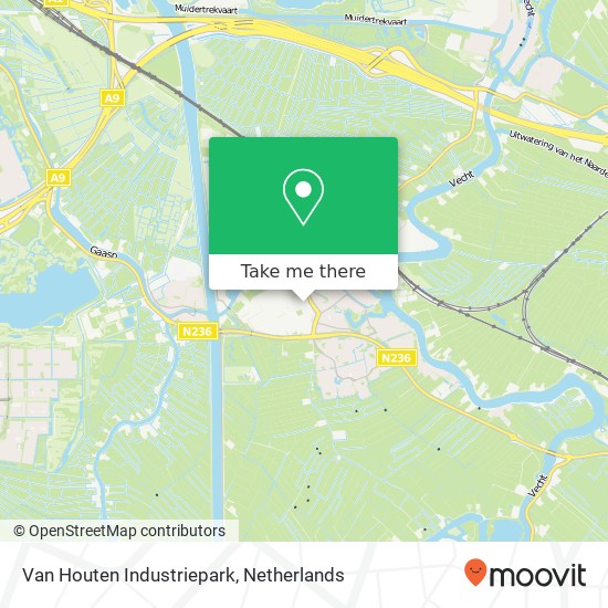 Van Houten Industriepark map