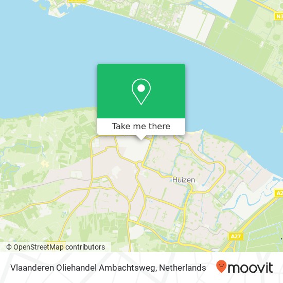 Vlaanderen Oliehandel Ambachtsweg Karte