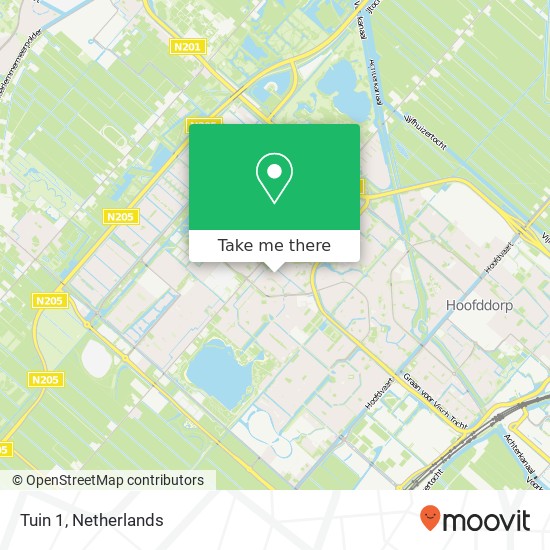 Tuin 1 map