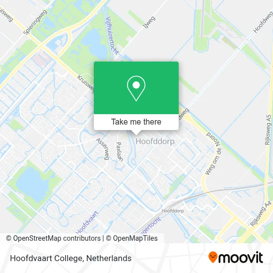 Hoofdvaart College map