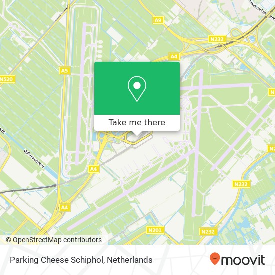 Parking Cheese Schiphol Karte