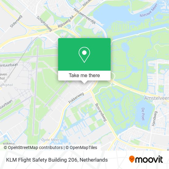 KLM Flight Safety Building 206 map