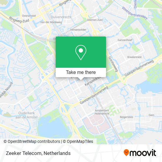 Zeeker Telecom map