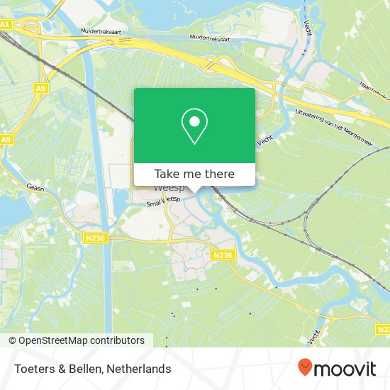 Toeters & Bellen map