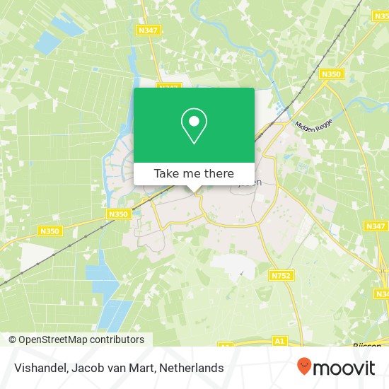 Vishandel, Jacob van Mart Karte