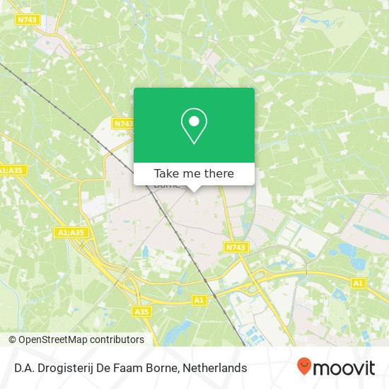 D.A. Drogisterij De Faam Borne map