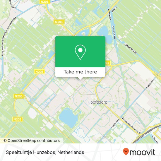 Speeltuintje Hunzebos map