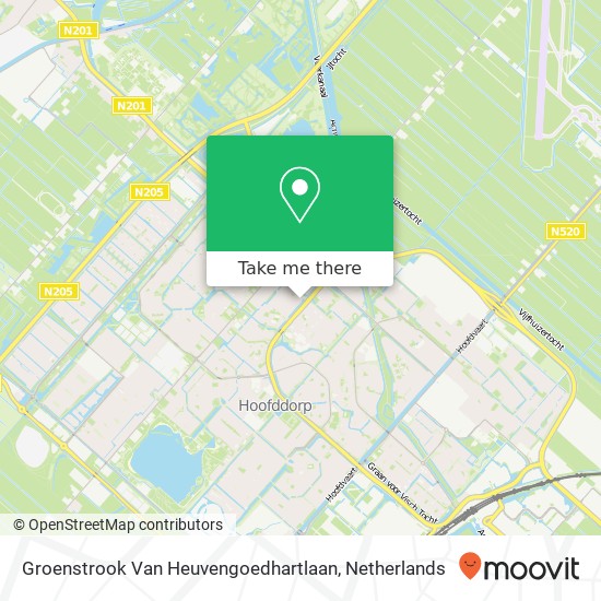 Groenstrook Van Heuvengoedhartlaan map