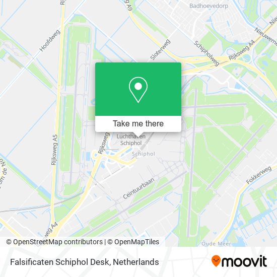 Falsificaten Schiphol Desk map