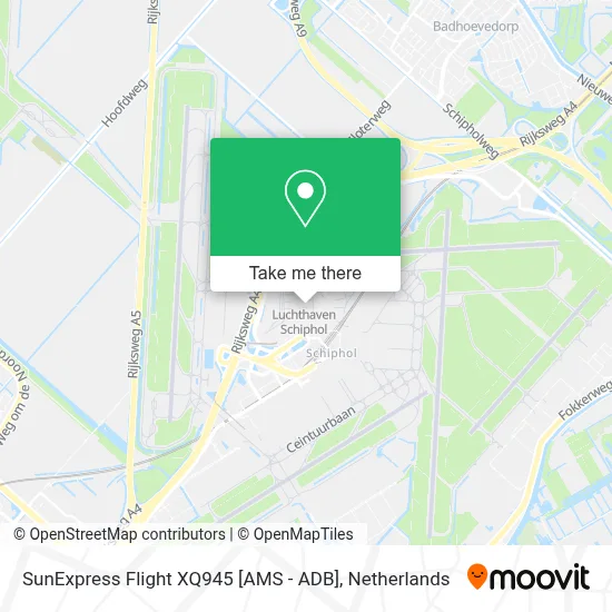 SunExpress Flight XQ945 [AMS - ADB] map