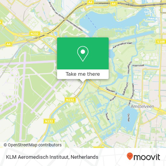 KLM Aeromedisch Instituut Karte