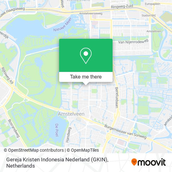 Gereja Kristen Indonesia Nederland (GKIN) map