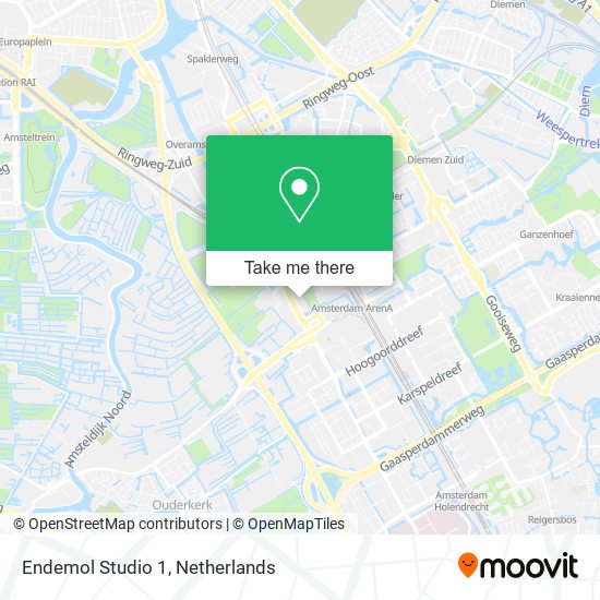 Endemol Studio 1 map