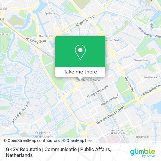 GKSV Reputatie | Communicatie | Public Affairs map