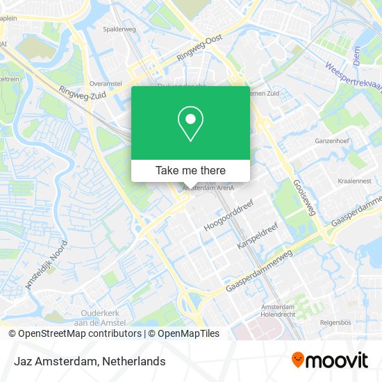 Jaz Amsterdam Karte