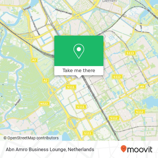 Abn Amro Business Lounge map