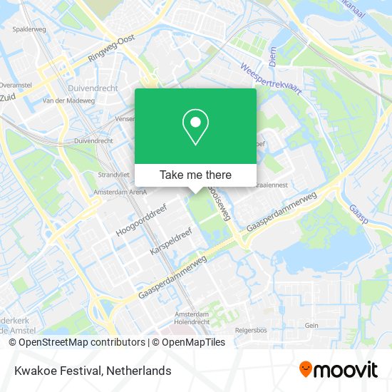 Kwakoe Festival map