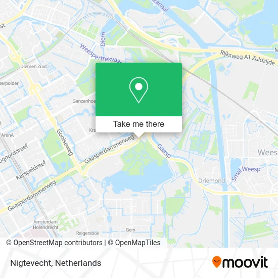 Nigtevecht map
