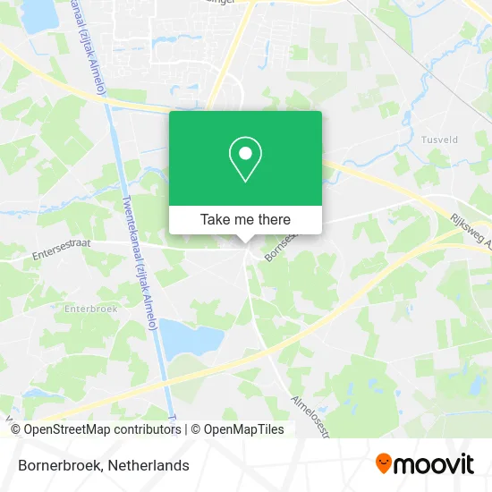 Bornerbroek map