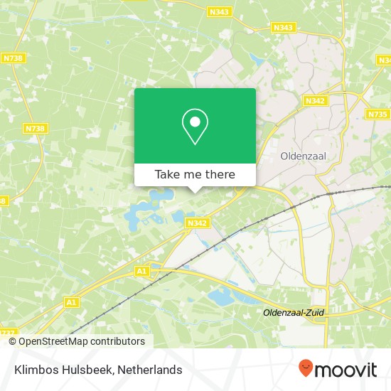 Klimbos Hulsbeek map