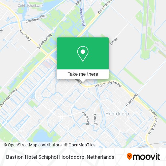 Bastion Hotel Schiphol Hoofddorp Karte