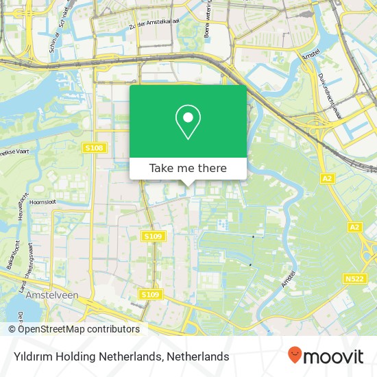 Yıldırım Holding Netherlands map