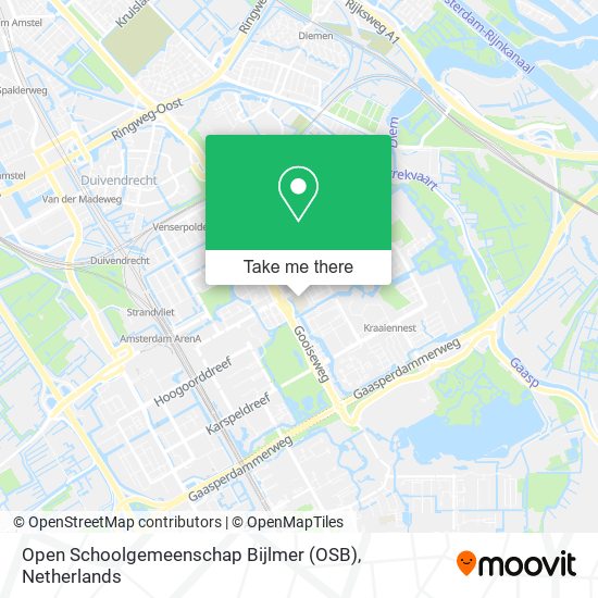 Open Schoolgemeenschap Bijlmer (OSB) Karte