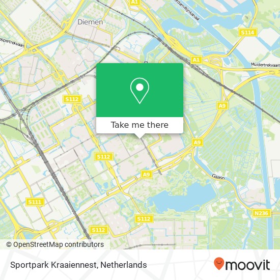 Sportpark Kraaiennest Karte