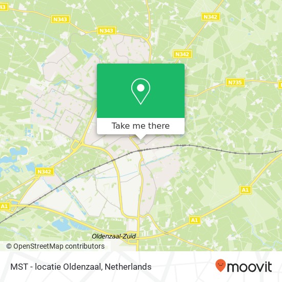 MST - locatie Oldenzaal map