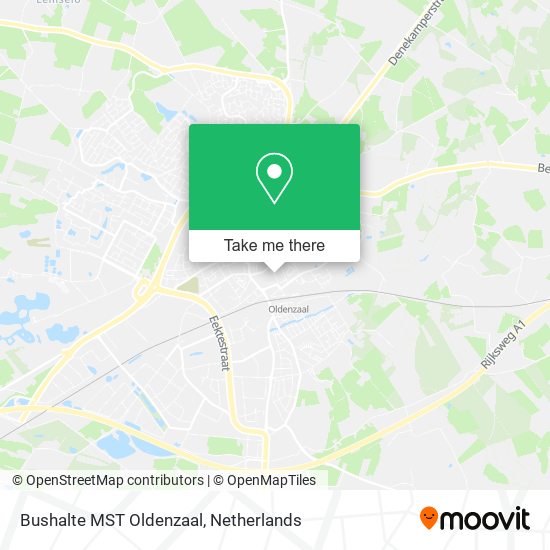 Bushalte MST Oldenzaal map