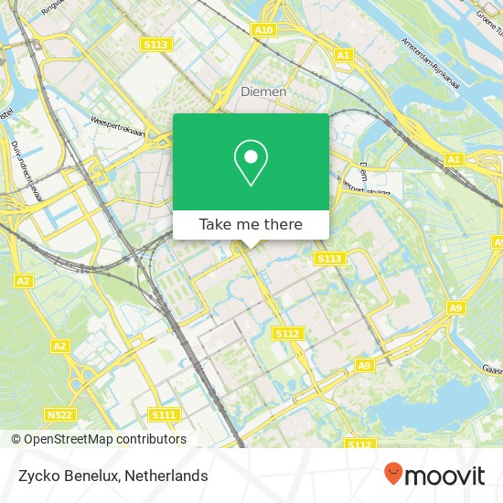 Zycko Benelux map