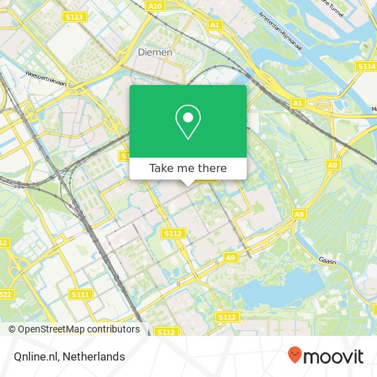 Qnline.nl Karte