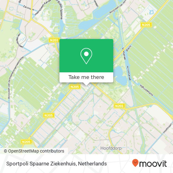 Sportpoli Spaarne Ziekenhuis map