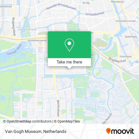 Van Gogh Museum map