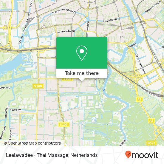 Leelawadee - Thai Massage map