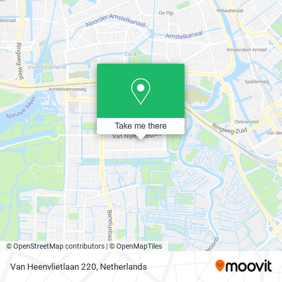 Van Heenvlietlaan 220 map