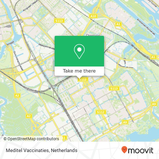 Meditel Vaccinaties map