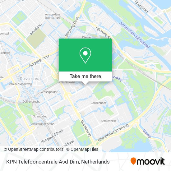 KPN Telefooncentrale Asd-Dim map