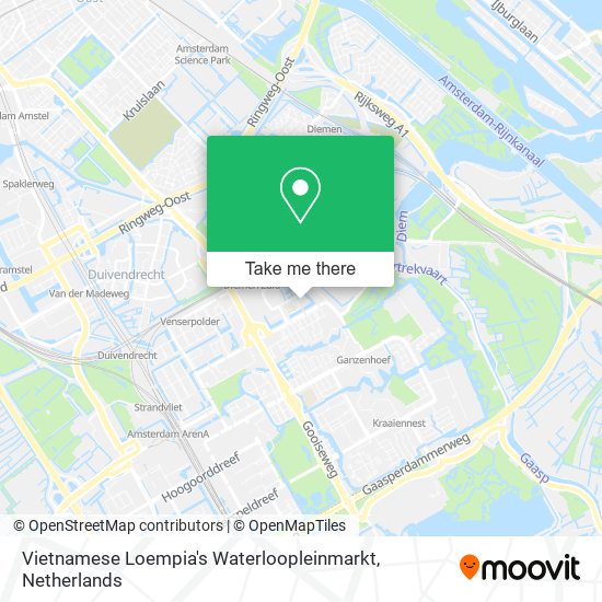 Vietnamese Loempia's Waterloopleinmarkt map