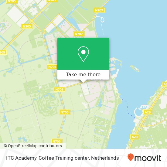 ITC Academy, Coffee Training center map