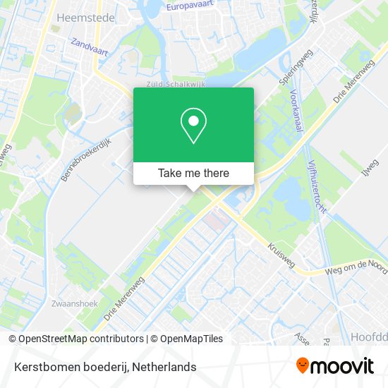 Kerstbomen boederij map