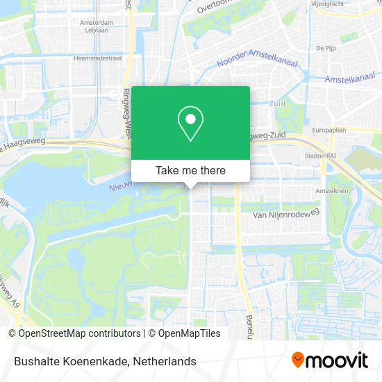 Bushalte Koenenkade map