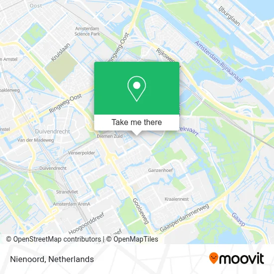 Nienoord map