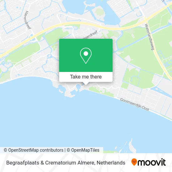 Begraafplaats & Crematorium Almere map