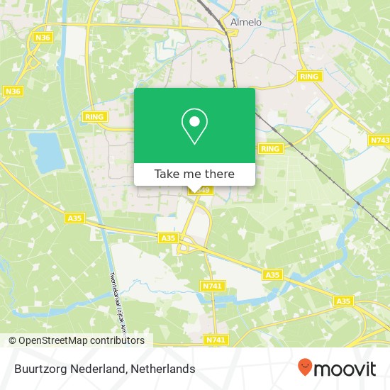 Buurtzorg Nederland Karte