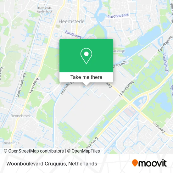 Woonboulevard Cruquius map