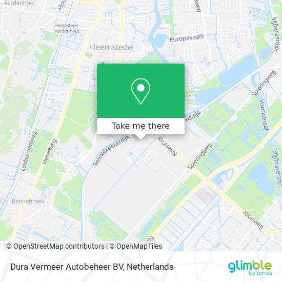 Dura Vermeer Autobeheer BV Karte