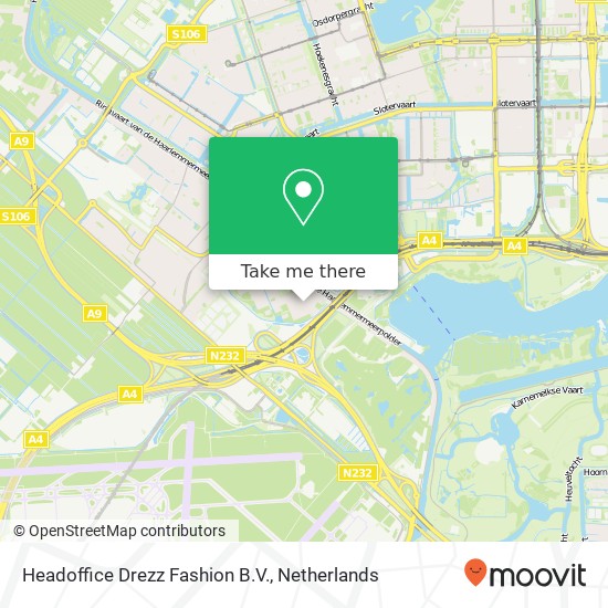 Headoffice Drezz Fashion B.V. map